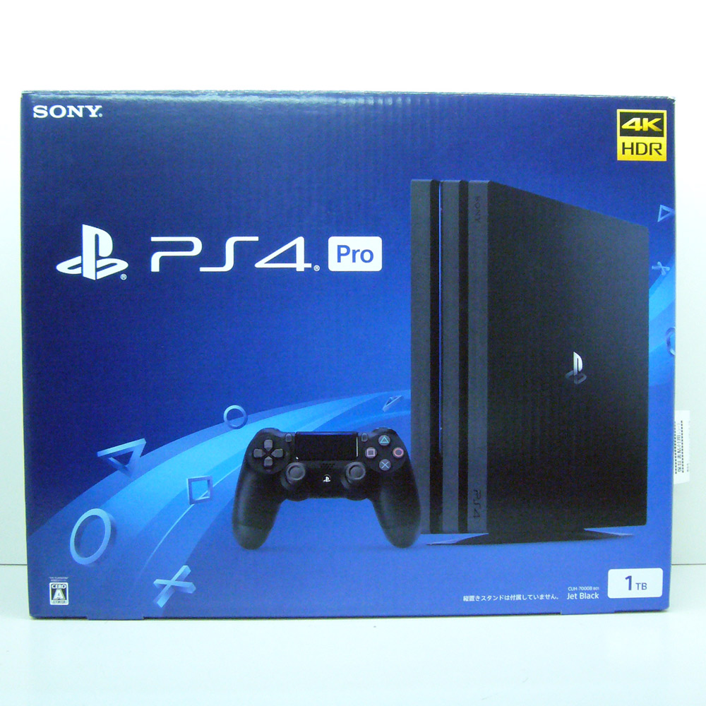 開放倉庫 | SONY PlayStation 4 Pro ジェット・ブラック 1TB CUH-7000BB01 動作確認済[140サイズ