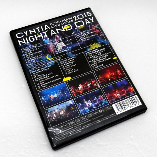 開放倉庫 | CYNTIA 「NIGHT AND DAY」 LIVE DVD/邦楽 DVD【山城店 ...