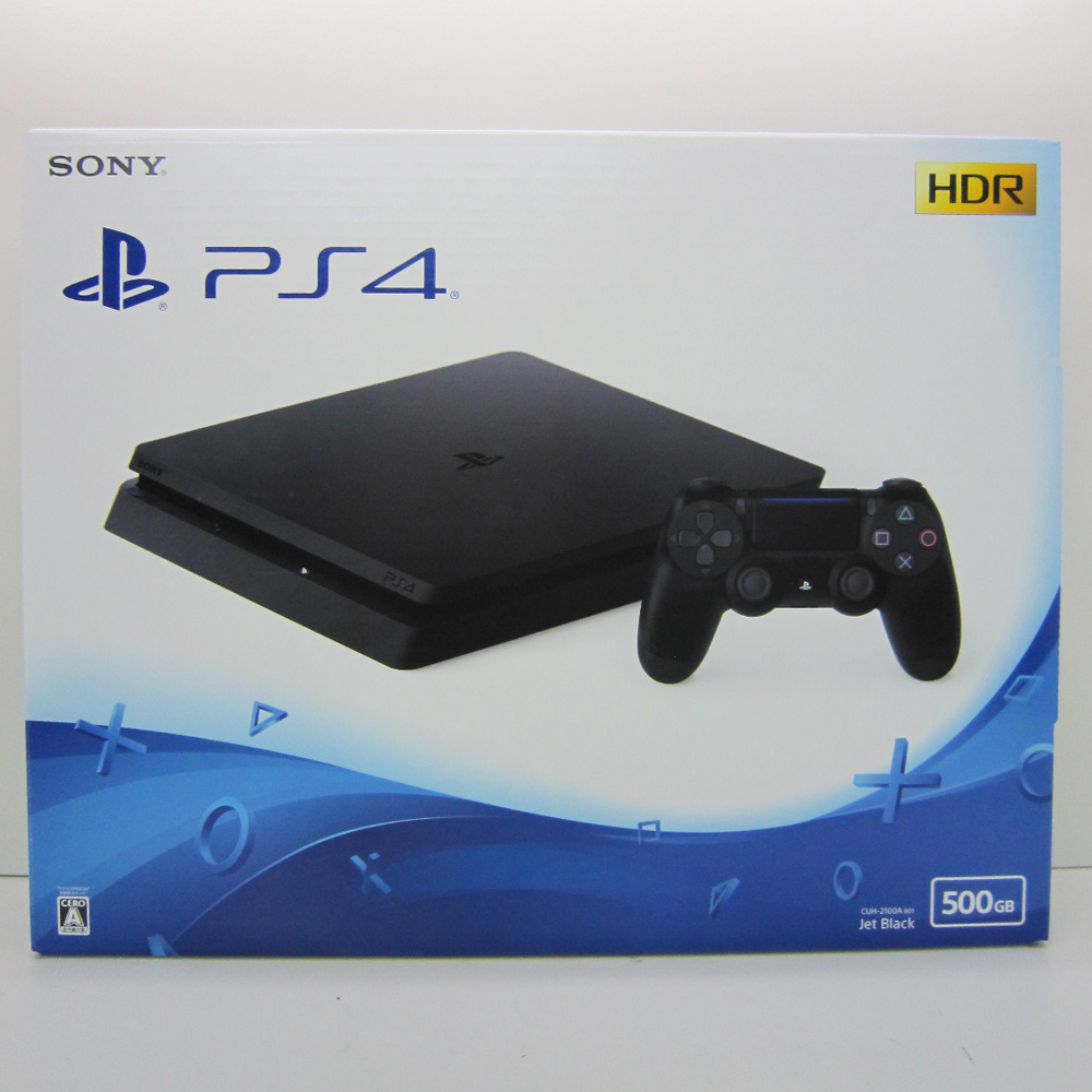 開放倉庫 | PlayStation 4 ジェット・ブラック 500GB (CUH-2100AB01) 未使用品 購入店印無し【橿原店