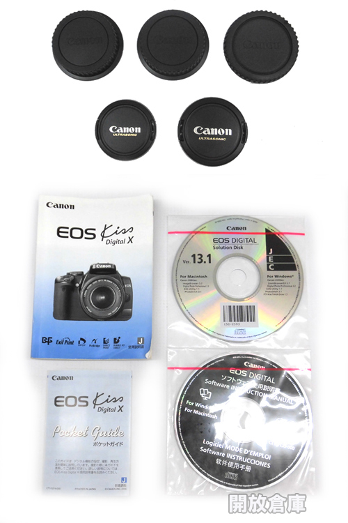売り人気商品 Canon EOS KISS DIGITAL X 使用説明書付き デジタルカメラ