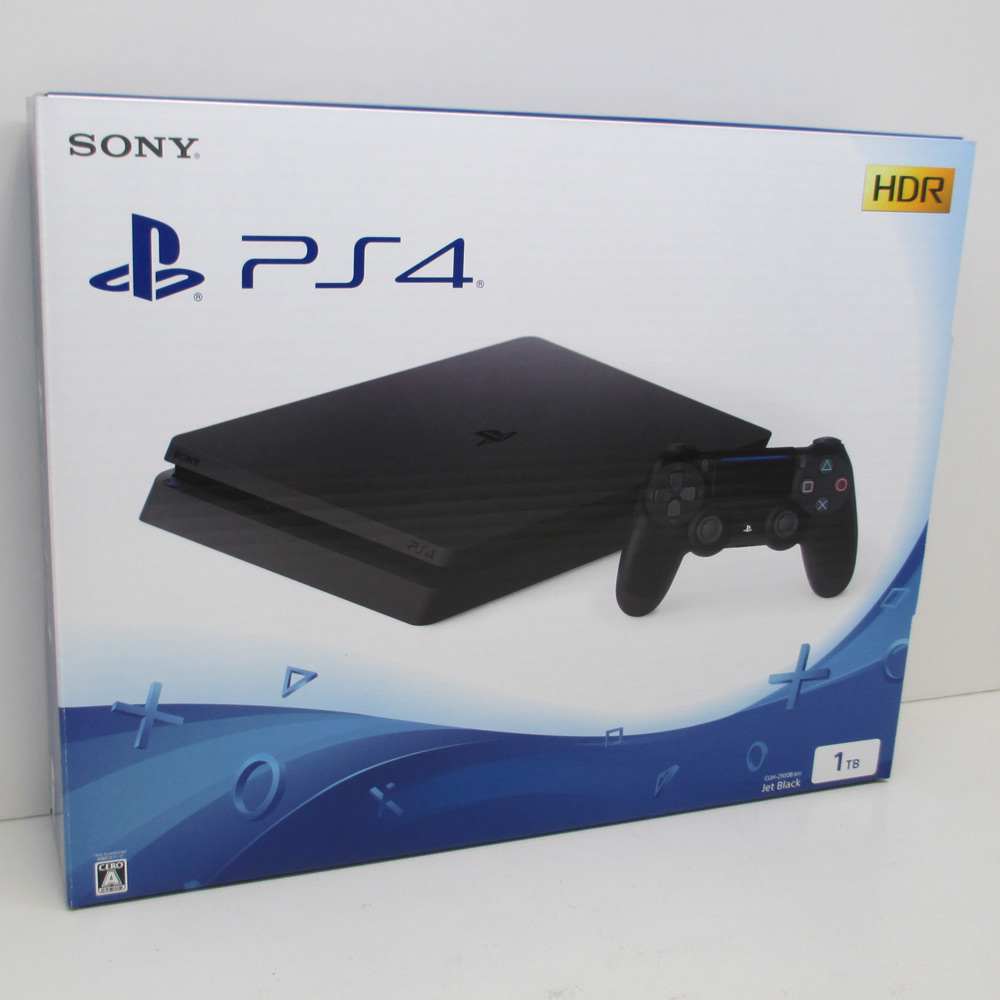 開放倉庫 | SONY PlayStation 4 ジェット・ブラック 1TB CUH-2100BB01 未使用品 購入店印有【橿原店
