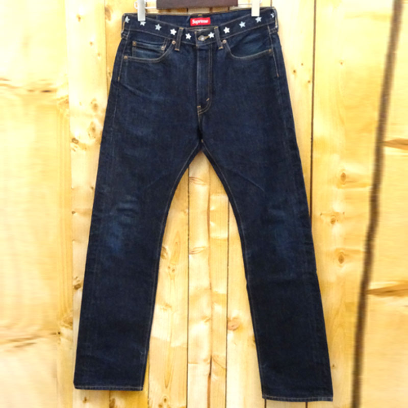 Supreme × Levis 505 Zip Fly Jeans シュプリーム×リーバイス デニムパンツ サイズ：W32/カラー：インディゴ/ストリート【山城店】