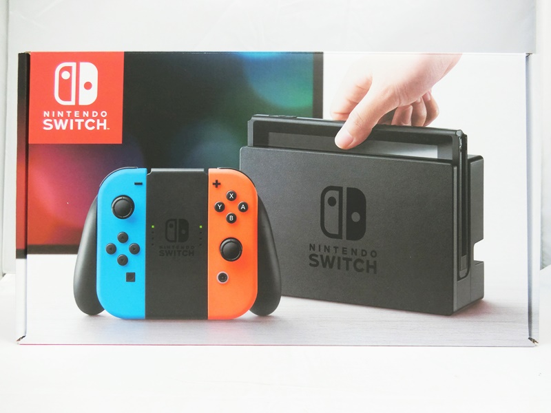 Nintendo Switch/ニンテンドースイッチ 本体 Joy-Con (L) ネオンブルー/ (R) ネオンレッド【出雲店】