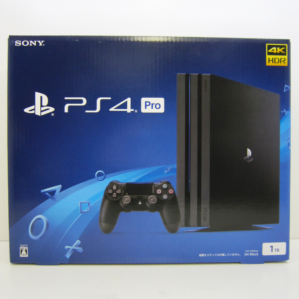 開放倉庫 | SONY PlayStation 4 Pro ジェット・ブラック 1TB CUH-7100BB01 購入店シール有 | ゲーム | ニューゲームハード | プレイステーション4