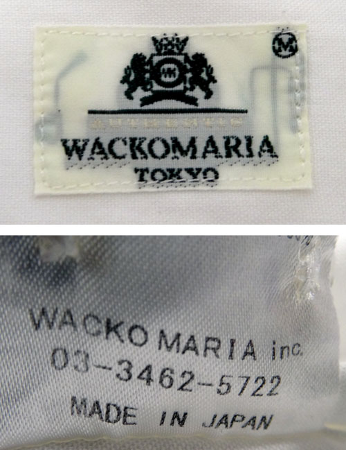 新品 WACKO MARIA マリアプリント ボタンダウン シャツ