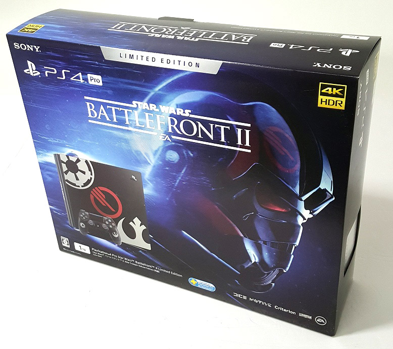 SONY PlayStation4 Pro 1TB Star Wars Battlefront II Limited Edition PS4 Pro プレイステーション4 Pro本体 CUHJ-10019 ［46］