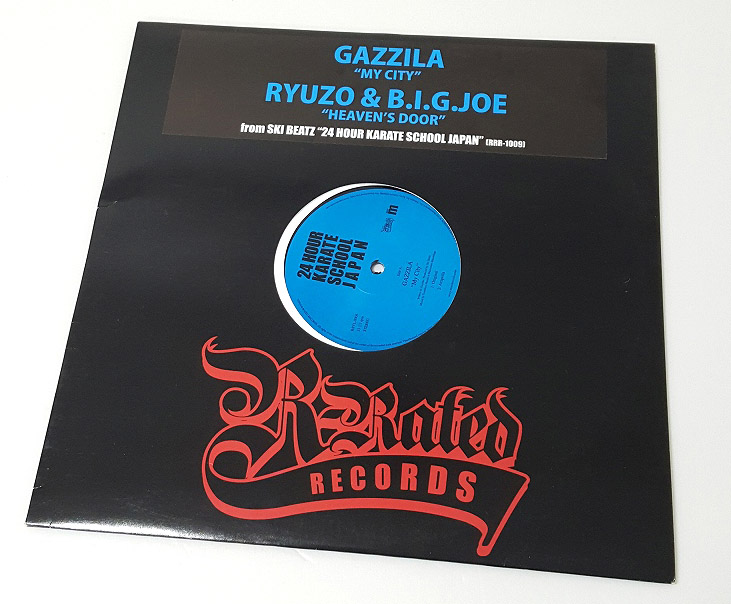 GAZZILA / MY CITY 　RYUZO ＆ B.I.G JOE / HEAVENS DOOR　SKI BEATZ　24 HOUR KARATE SCHOOL JAPAN   レコード［89］