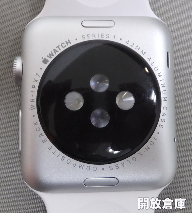 開放倉庫 | ☆アップルウォッチ Apple Watch S1 42mm ホワイトスポーツ 