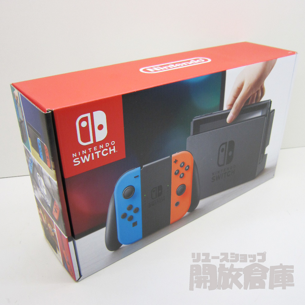 Nintendo Switch Joy-Con (L) ネオンブルー/ (R) ネオンレッド 購入印有20171227【橿原店】
