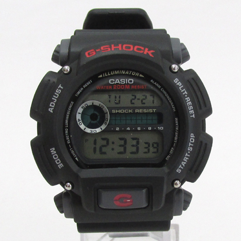 CASIO カシオ G-SHOCK ジーショック 腕時計/品番：DW-9052/ブラック/海外モデル/防水/多機能/クオーツ《腕時計/ウォッチ》【山城店】