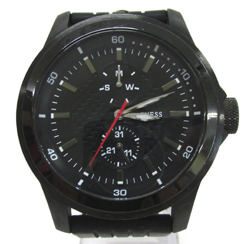 GUESS ゲス/時計/品番：W12656G/カラー：黒/クオーツ《腕時計/ウォッチ》【山城店】