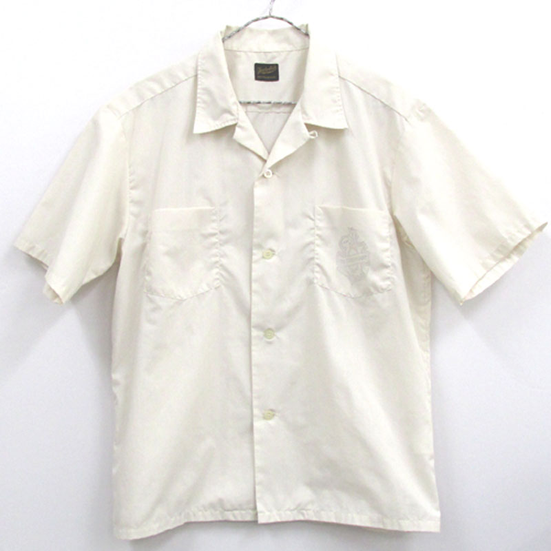 TENDERLOIN テンダーロイン ボーリングシャツ サイズ：S/カラー：ベージュ 系/半袖/ストリート【山城店】
