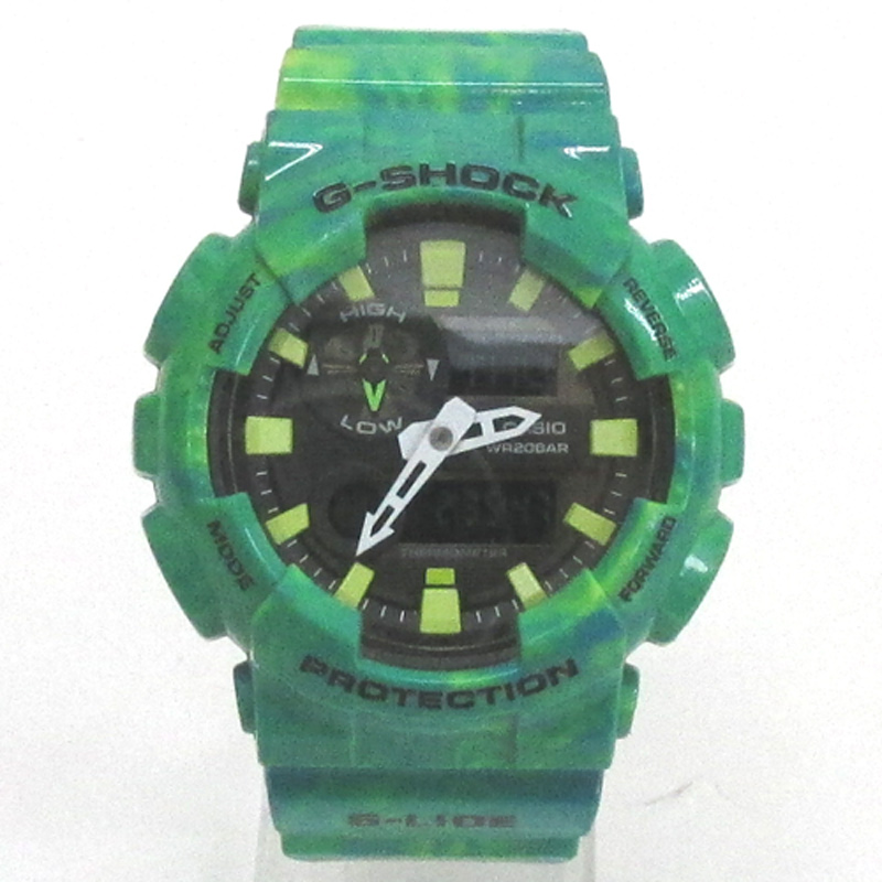 CASIO カシオ G-SHOCK ジーショック 腕時計/品番：GAX-100MB/カラー：グリーン/クォーツ/《腕時計/ウォッチ》【山城店】