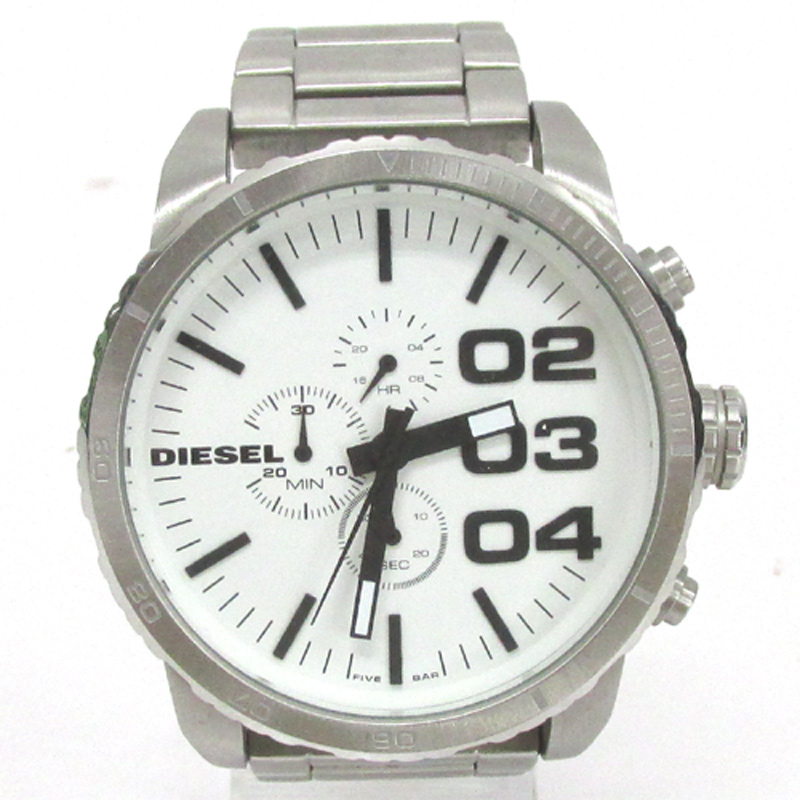 DIESEL ディーゼル 腕時計/品番：DZ-4219/カラー：シルバー/クロノグラフ《腕時計/ウォッチ》【山城店】