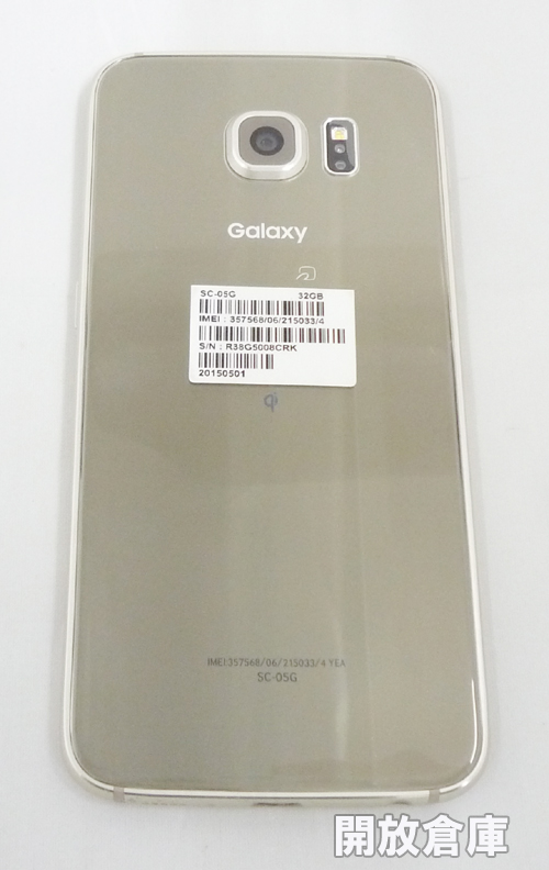 開放倉庫 | ★良品 docomo SAMSUNG Galaxy S6 SC-05G 32GB ゴールドプラチナム【山城店】 | 電化製品