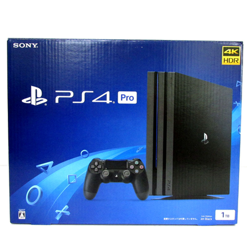 PlayStation 4 Pro ジェット・ブラック 1TB (CUH-7100B)【山城店】