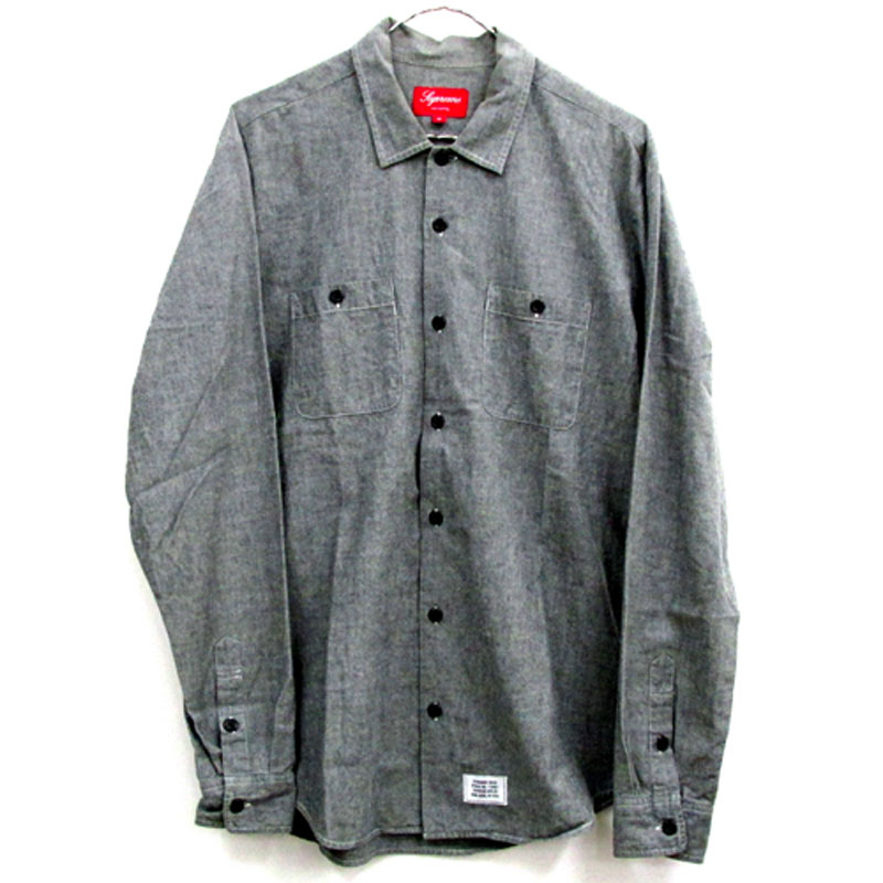 Supreme Work Shirt シュプリーム ワーク シャツ サイズ：M/カラー：グレー/12SS/ストリート【山城店】