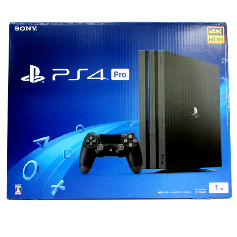 《未使用》PlayStation 4 Pro ジェット・ブラック 1TB (CUH-7100B)【山城店】
