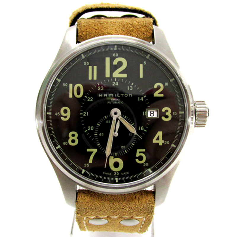 HAMILTON ハミルトン カーキ オフィサー 腕時計/品番：H706550/カラー：シルバー《時計/ウォッチ》【山城店】