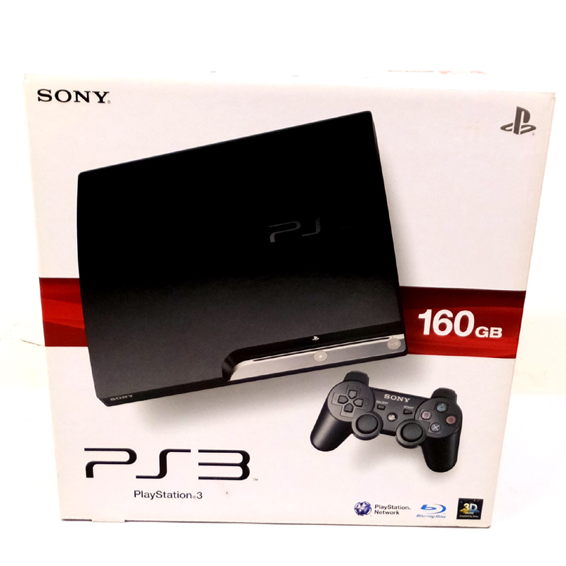【中古】 SONY PlayStation 3 (160GB) チャコール・ブラック (CECH-2500A)  ソニー/プレイステーション3/ゲーム【山城店】