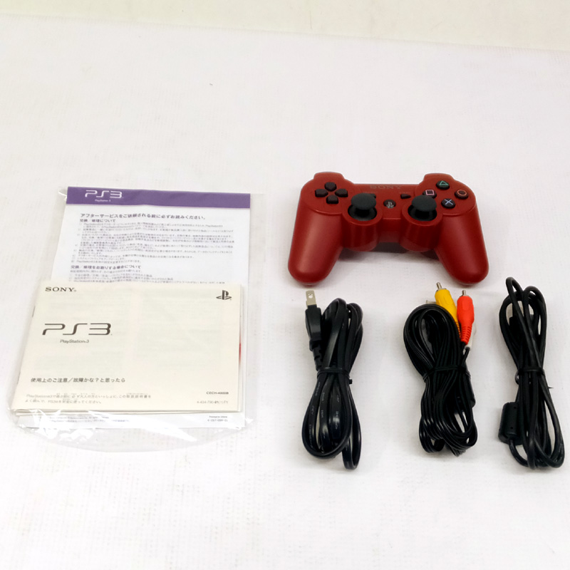 開放倉庫 | 【中古】 SONY PlayStation 3 (250GB) ガーネット・レッド ...