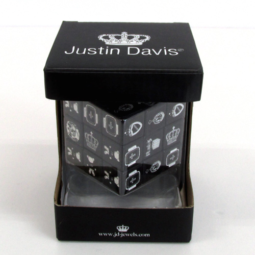 【中古】Justin Davis(ジャスティンデイビス) ルービックキューブ ノベルティ《カラー：ブラック・黒》 【山城店】