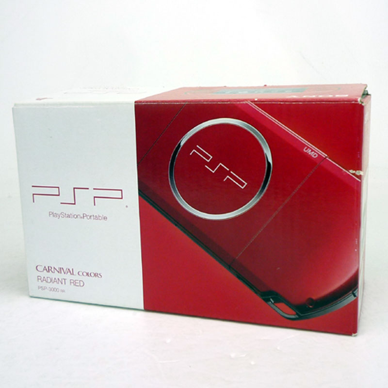 【中古】SONY PlayStation Portable プレイステーション・ポータブル ラディアント・レッド PSP-3000RR / PSP 本体【山城店】