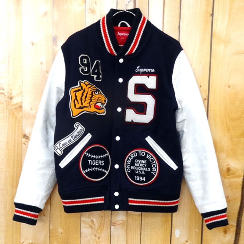 開放倉庫 | 【中古】Supreme シュプリーム 09AW Varsity Jacket ...