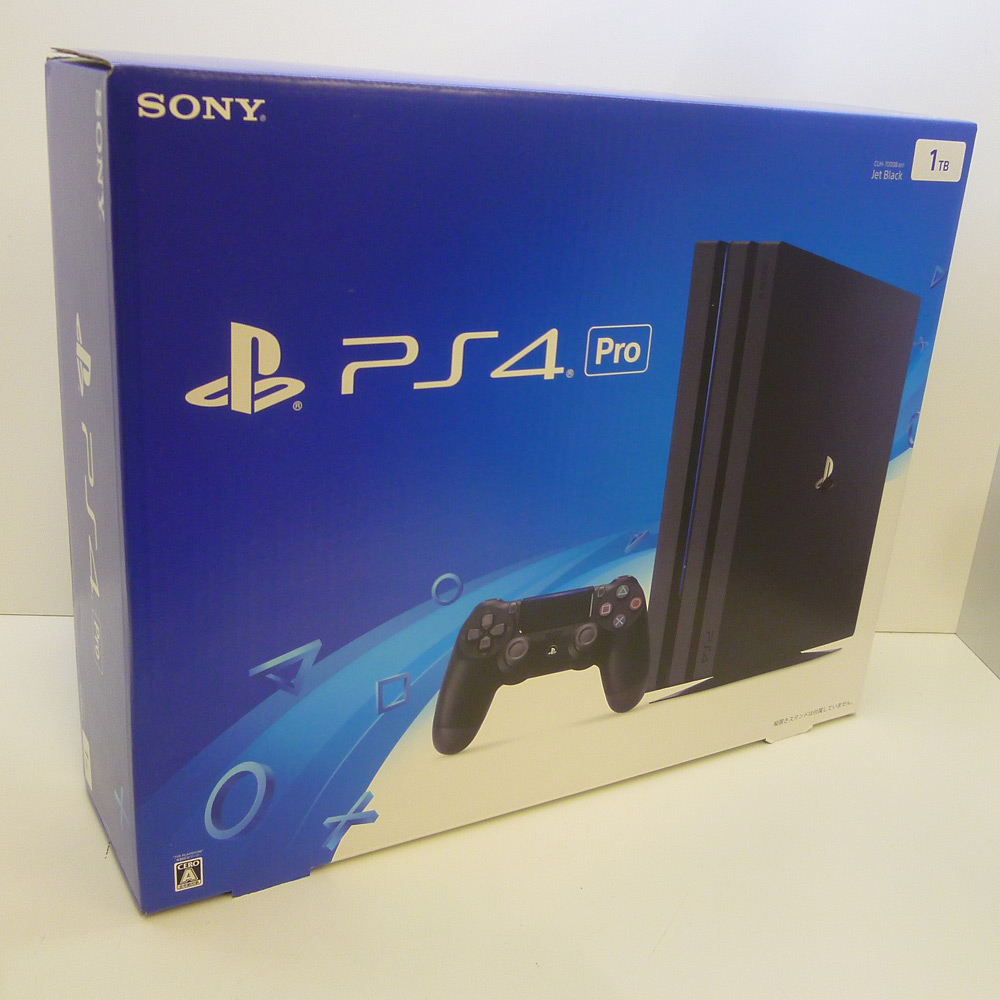 開放倉庫 | SONY PlayStation 4 Pro ジェット・ブラック 1TB CUH-7000BB01 Made in Japan