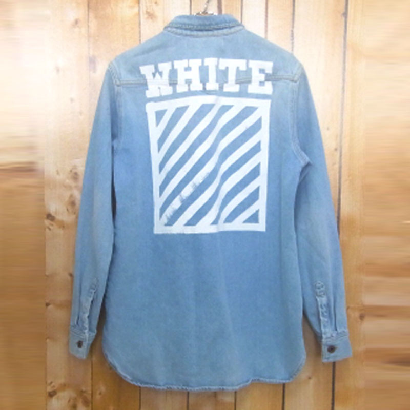 開放倉庫 | 【中古】OFF-WHITE Brushed Denim Shirt/オフ ホワイト 