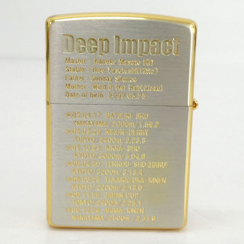 zippo Deep Impact 限定品 ４面 ゴールド 2006年製 | babyfo2grafering.dk