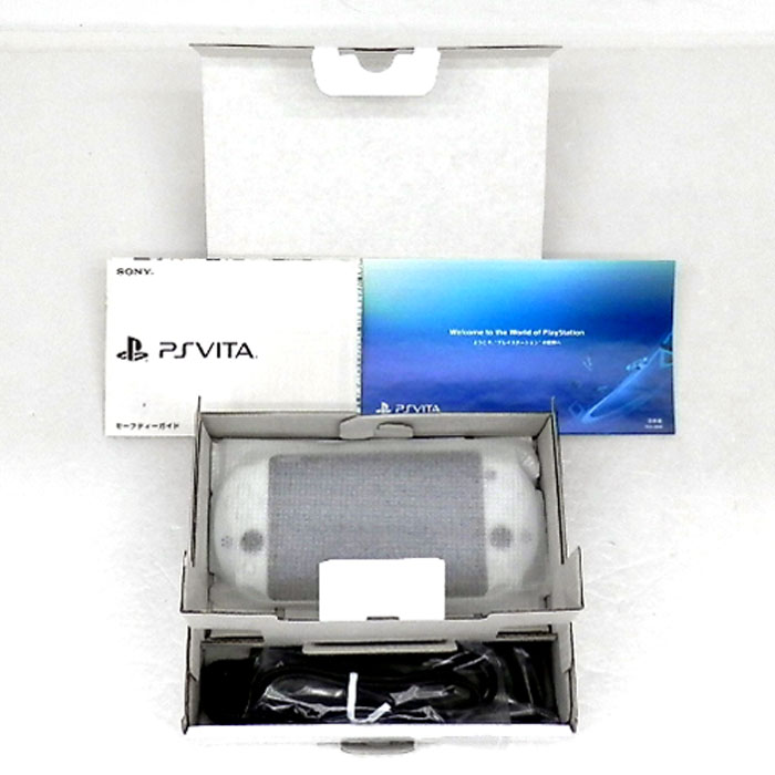 開放倉庫 | 【中古】SONY PlayStation VITA PCH-2000 グレイシャーホワイト/ピーエスヴィータ/PSVITA 本体
