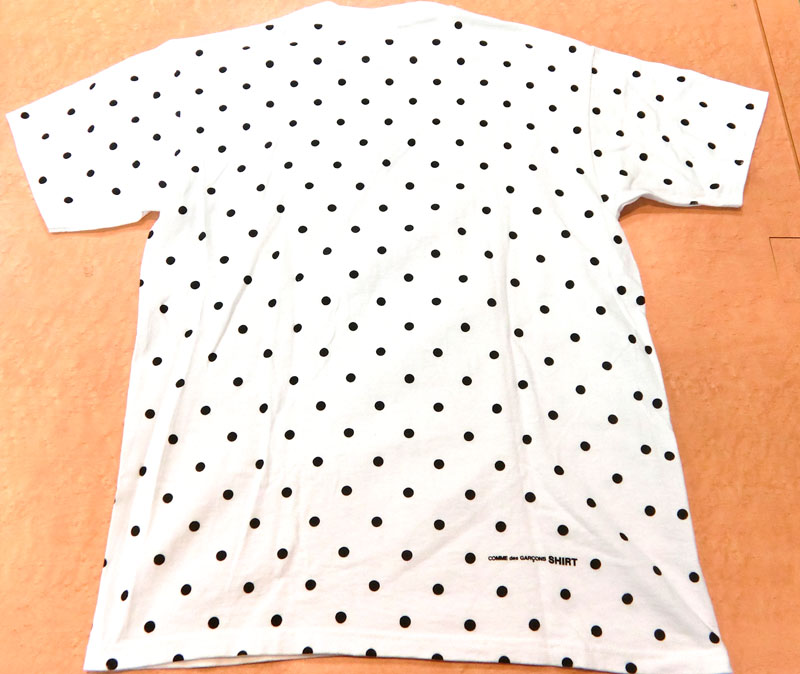 【中古】Supreme × COMME des GARCONS SHIRT Polka Dot Box Logo Tee シュプリーム コムデギャルソン ボックスロゴ 半袖Tシャツ 【出雲店】