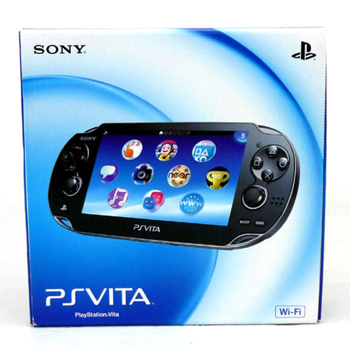 PlayStation Vita - PS Vita 1000 クリスタル・ホワイト 本体 充電器