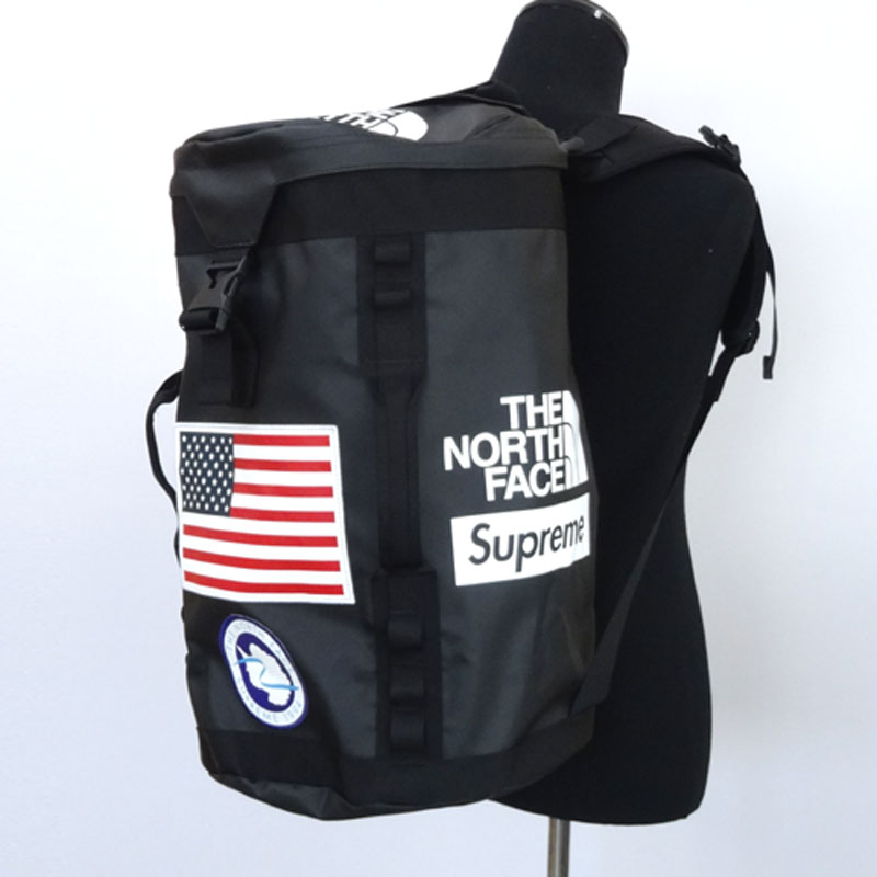 17ss supreme × the north face バックパック 黒 - リュック/バックパック