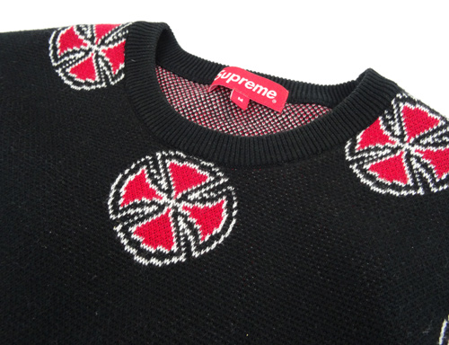 開放倉庫 | 【中古】Supreme×Independent Crosses Sweater 