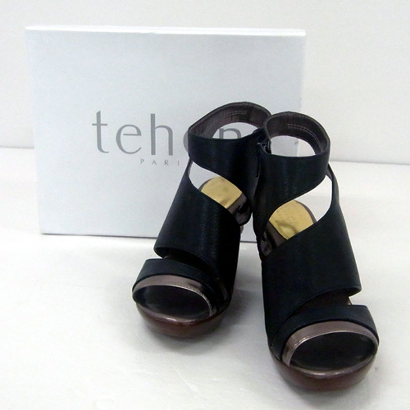 【中古】Tehen テーン/サンダル/TN6588/サイズ：23ｃｍ/カラー：ブラック 系/夏/靴 シューズ【山城店】