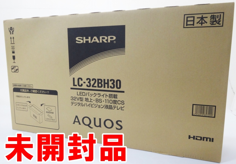 【中古】SHARP/シャープ AQUOS 32V型液晶テレビ LC-32BH30 ブラック [168]【福山店】