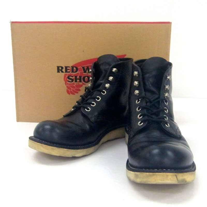 【中古】RED WING レッドウイング/8165 プレーントゥ ブーツ/26ｃｍ/色：黒/他靴/靴 シューズ【山城店】