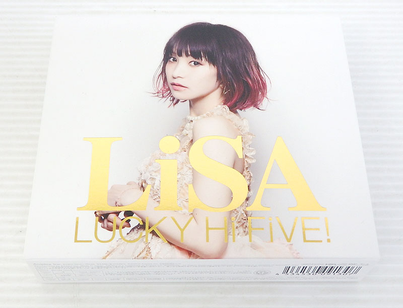 【中古】LiSA LUCKY Hi FiVE! 初回生産限定盤 Blu-ray＆DVD付【米子店】