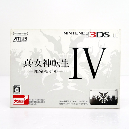 【中古】ニンテンドー 3DS LL 真・女神転生IV -限定モデル- / 3DSLL 本体【山城店】