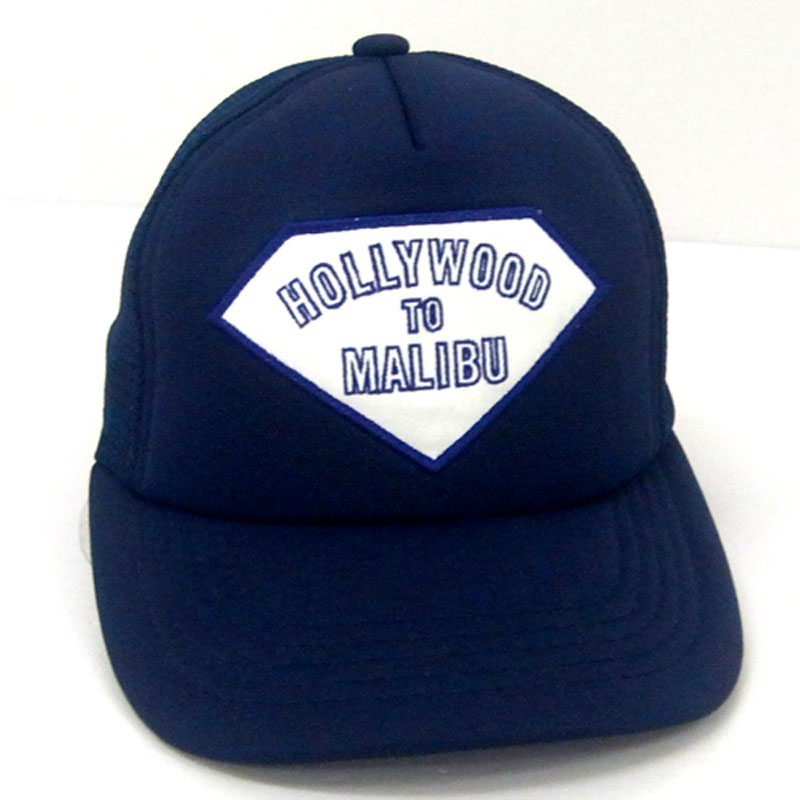【中古】HOLLYWOOD TO MALIBU/ハリウッド トゥ マリブ/メッシュキャップ/スナップバック/色：紺/帽子/キャップ/Cap【山城店】